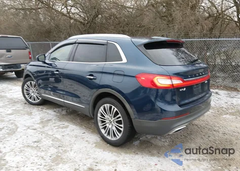 2017 Lincoln Mkx Reserve from USA, damaged, VIN 2LMPJ8LR0HBL38013